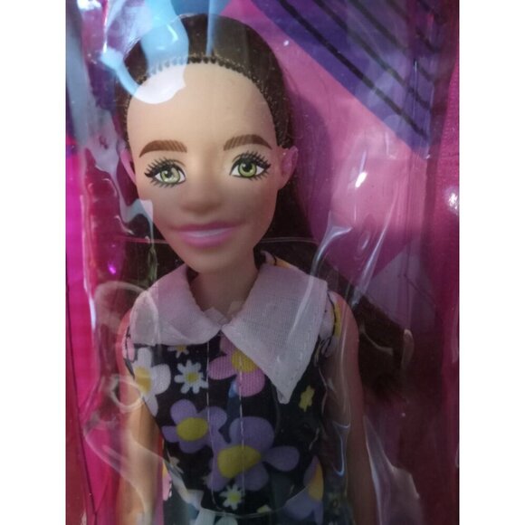 Barbie Fashionistas #187 Doll – Floral Dress, Hearing Aid – Rare Defect - Picture 2 of 4